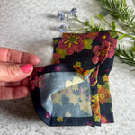 Fine Black Japanese Florals (XL)