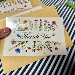 Thank you Greeting Card Set - A