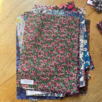 Floral Mixed Liberty Swatch book Remnants - 19cm x 14cm