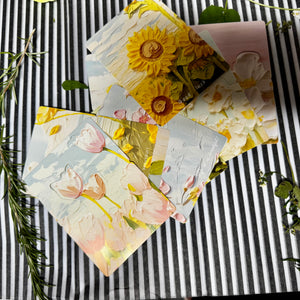 Floral Gift Cards Set