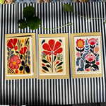 Art Florals Greeting Card Set - B