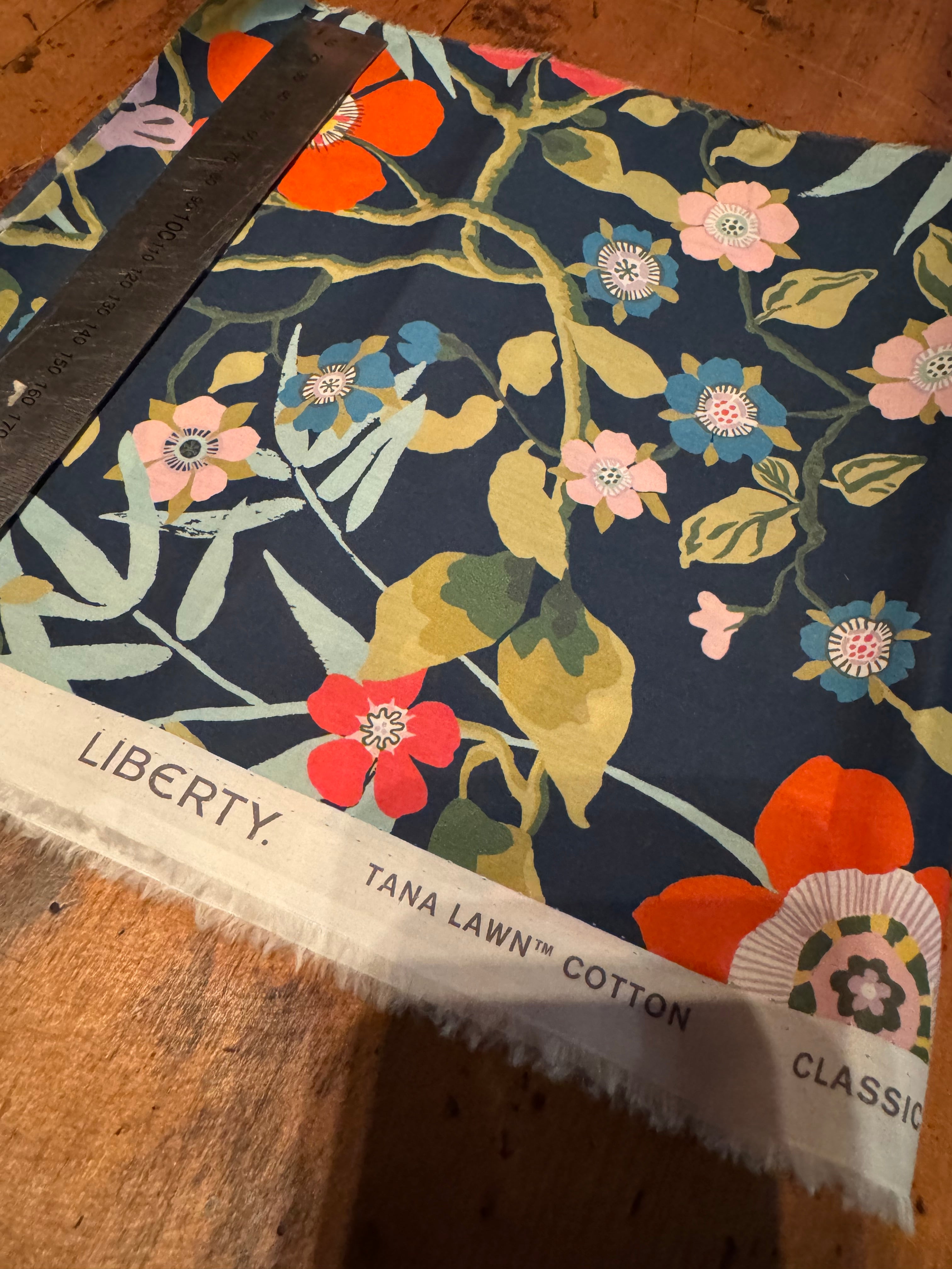 Liberty Remnants Bold Floral -  55cm X 20cm