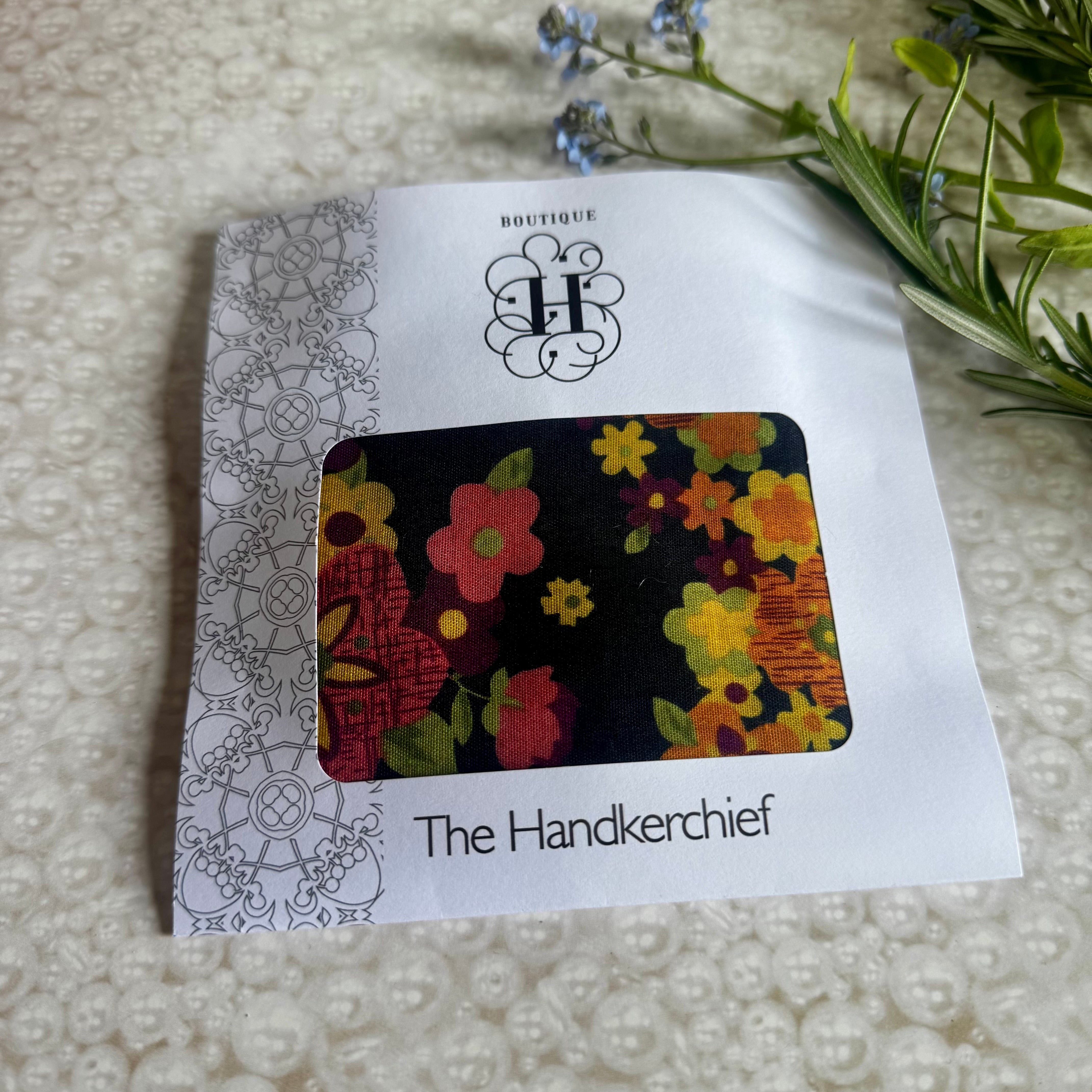 Fine Black Japanese Florals (XL)