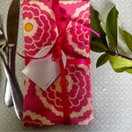 Pink Dahlia Cloth Napkins