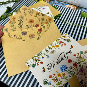 Thank you Greeting Card Set - B