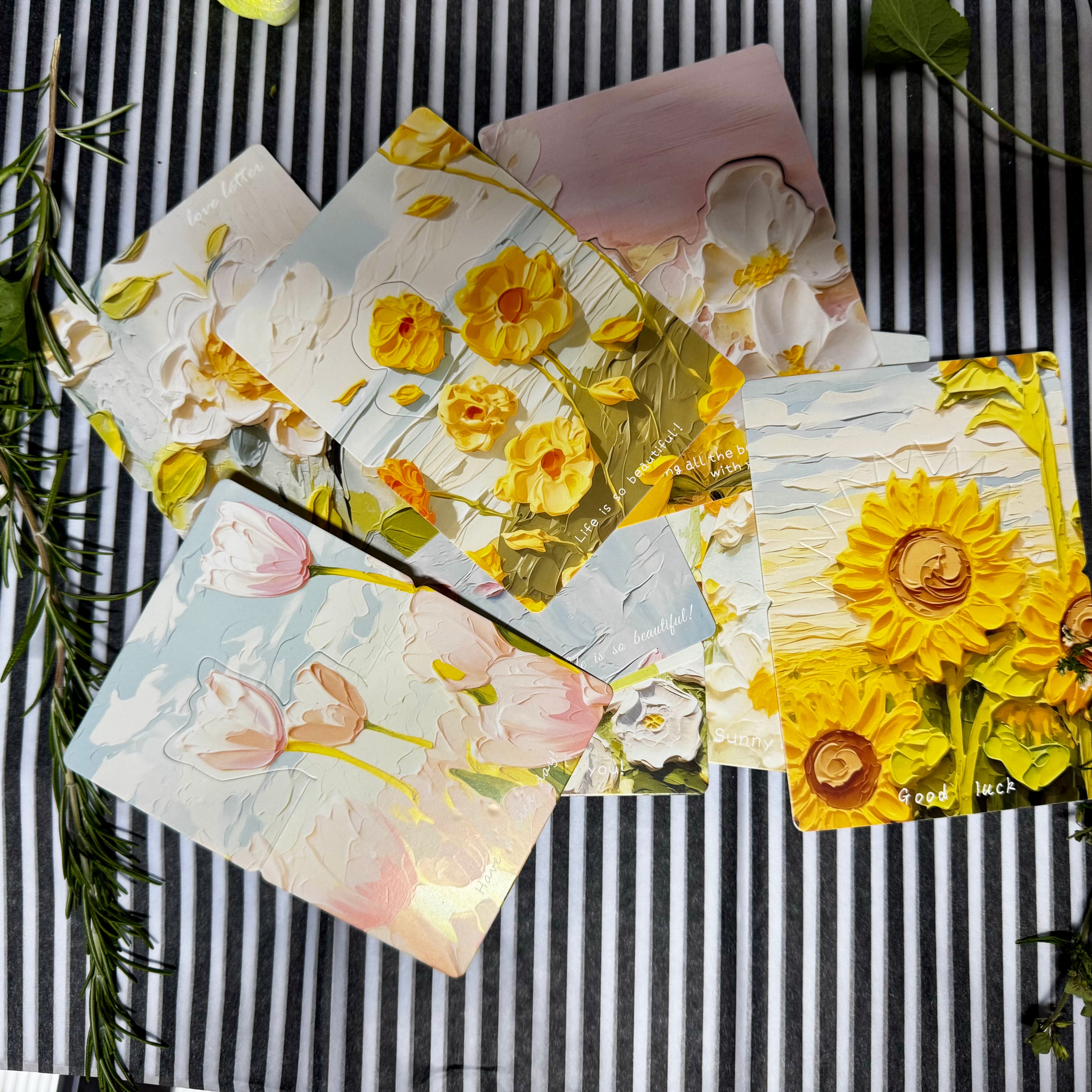 Floral Gift Cards Set
