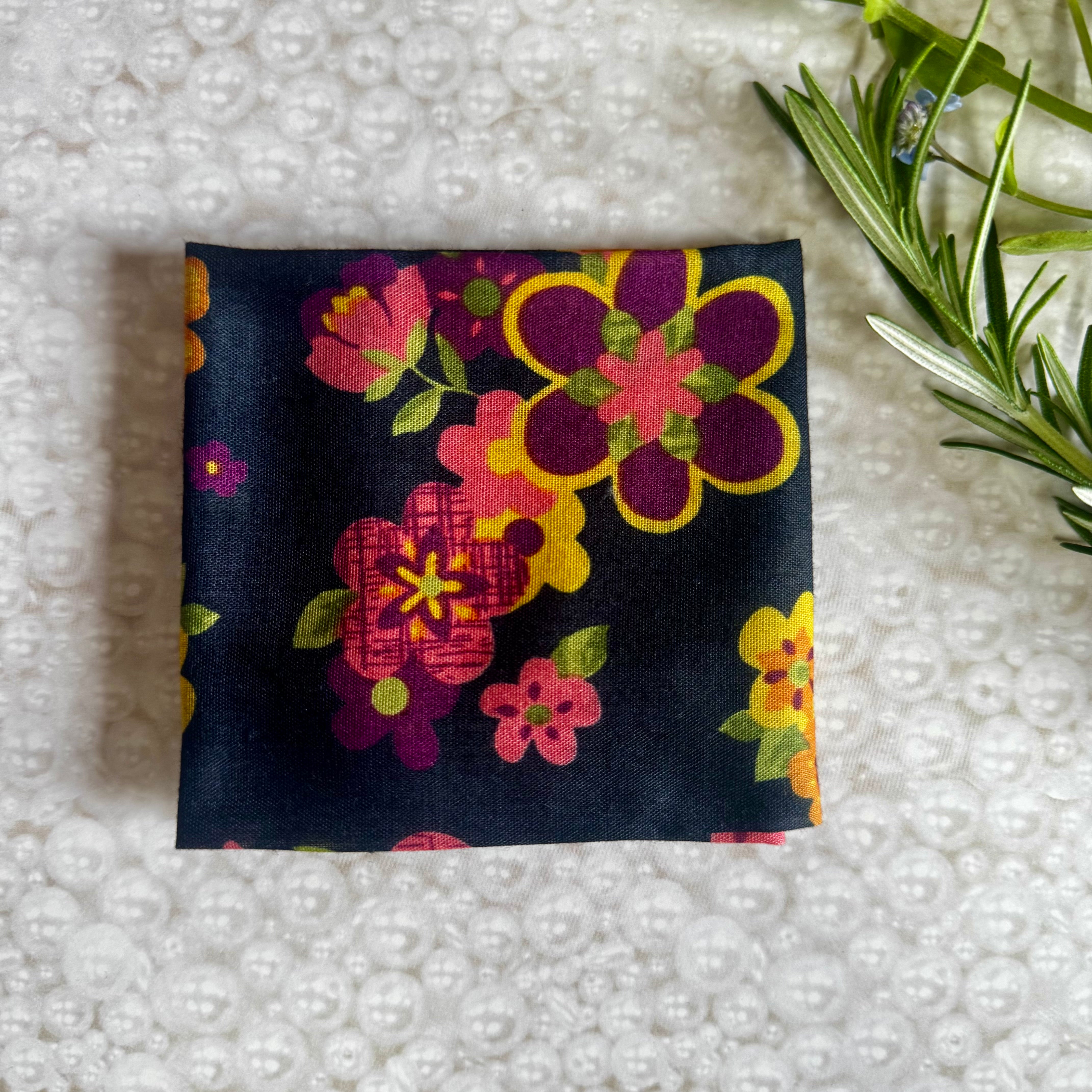 Fine Black Japanese Florals (XL)