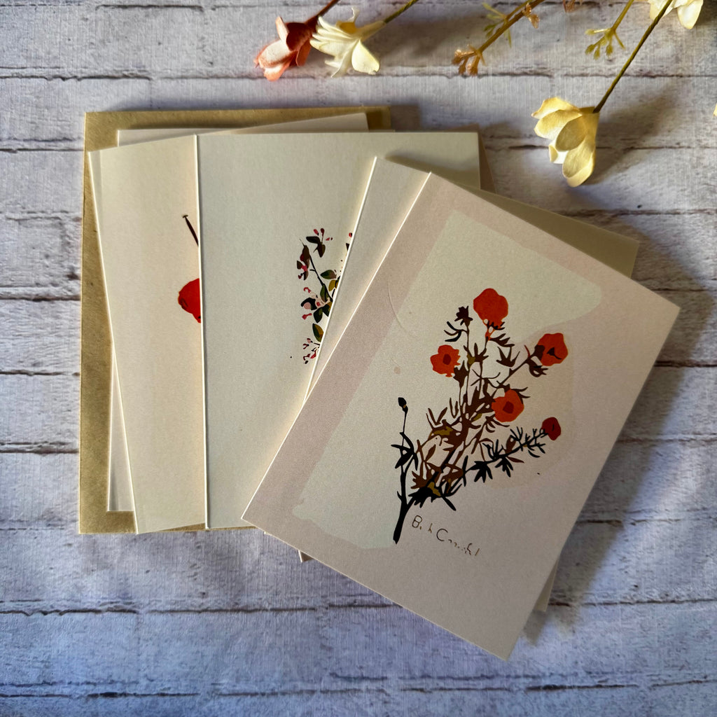 Floral Card Set of 6
