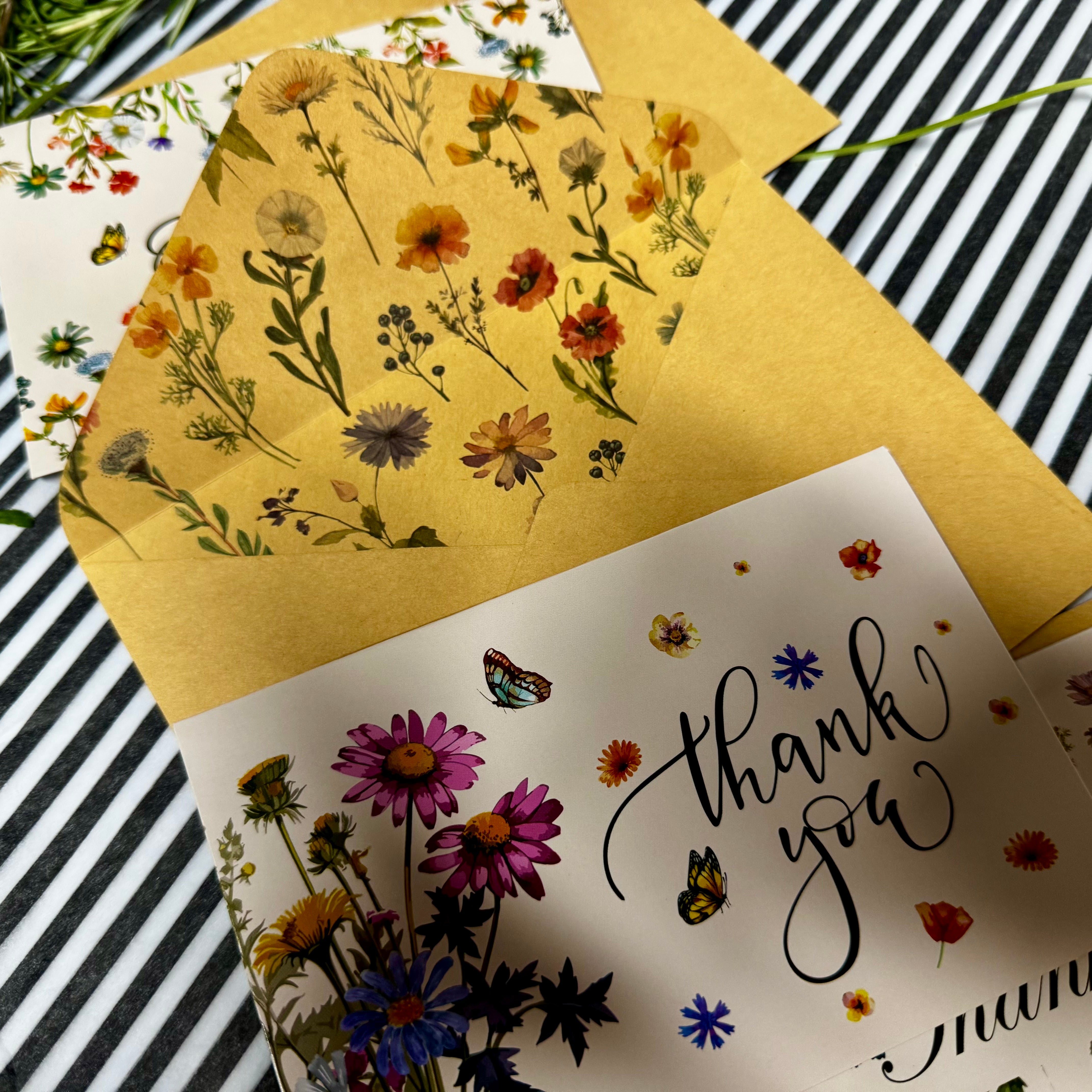 Thank you Greeting Card Set - A