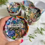 Scrappy Liberty Fabric Boxes 💜