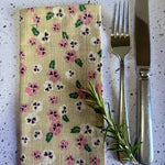 Japanese Pansies Cloth Napkins