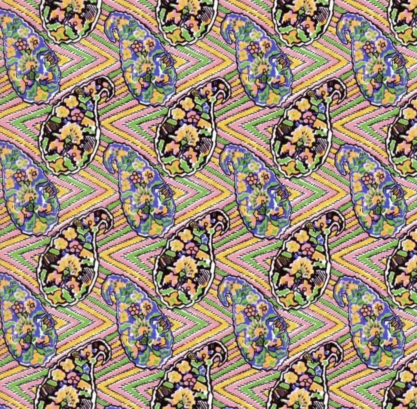 Zig Zag Yellow & Pink (XL)💜