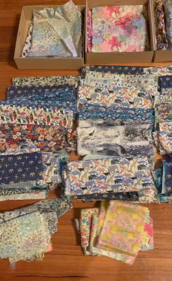 Liberty Fabric Remnant Boxes