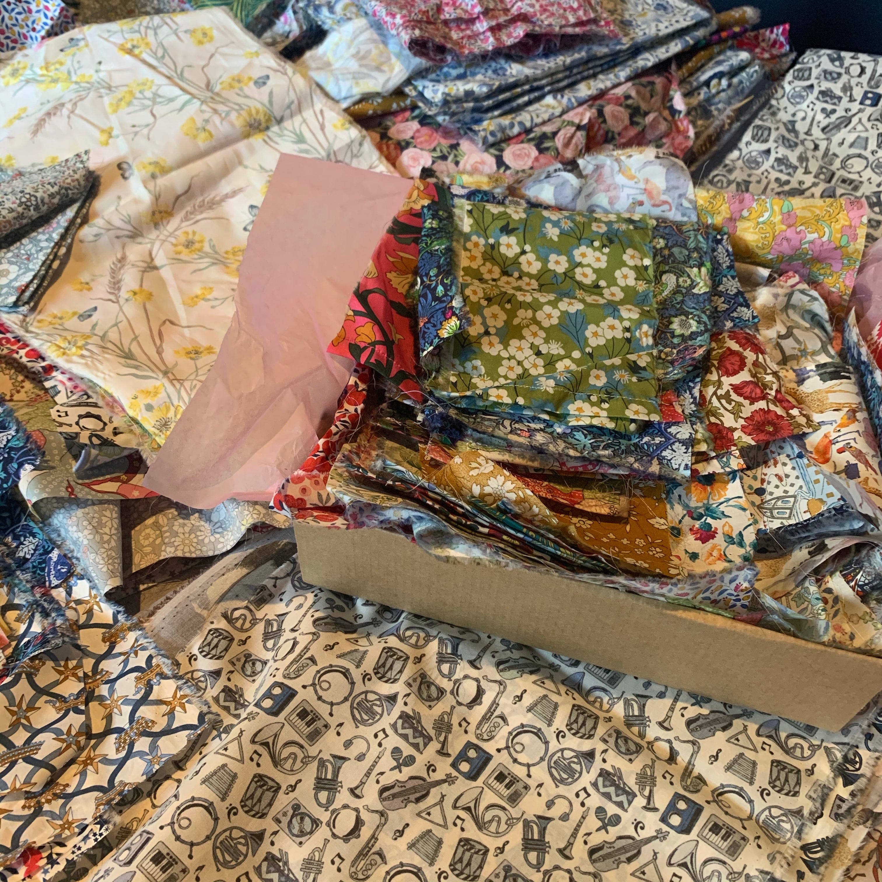 Liberty Fabric Remnant Boxes